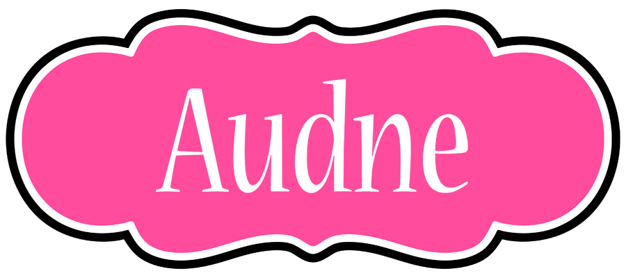 Audne invitation logo
