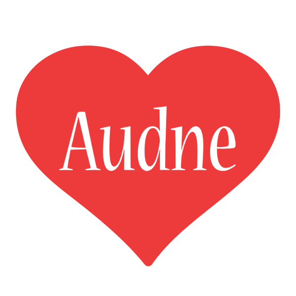 Audne love logo
