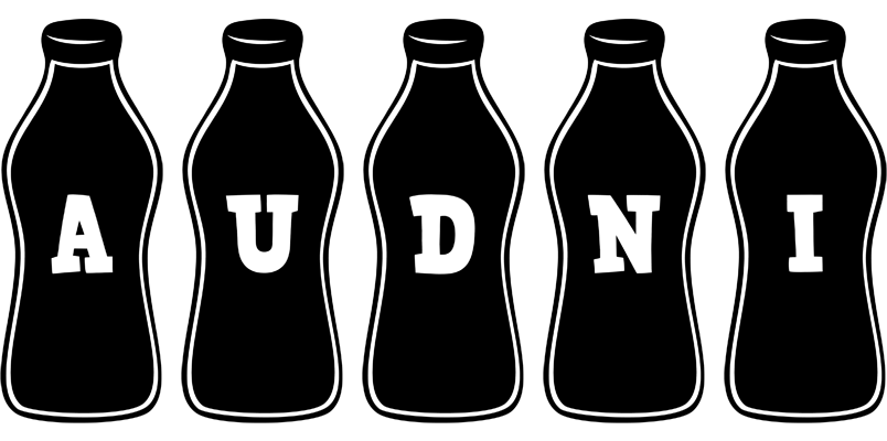 Audni bottle logo