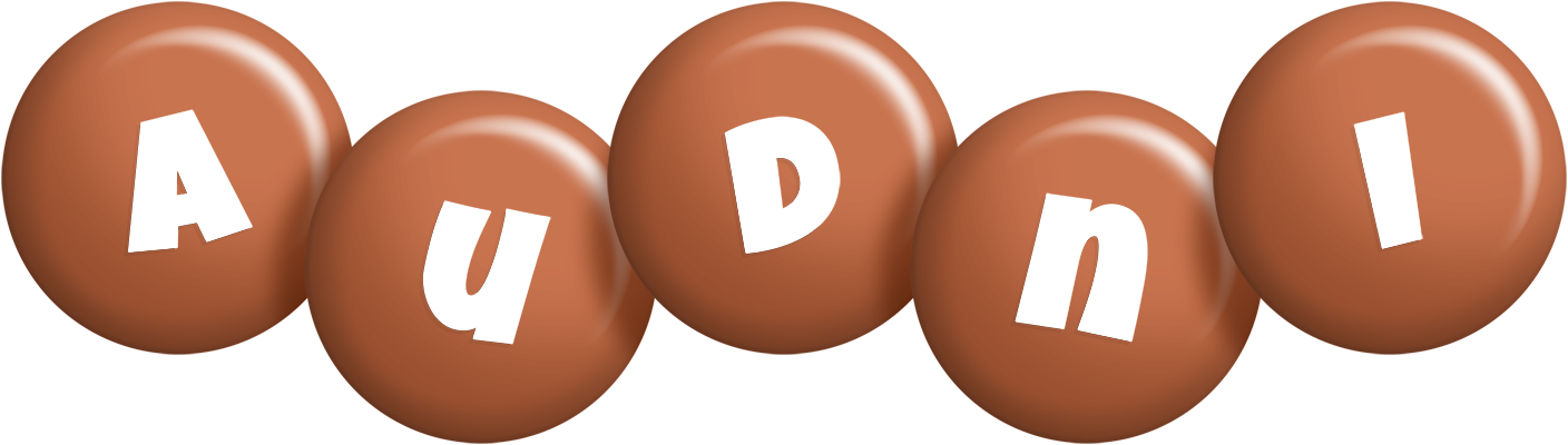 Audni candy-brown logo