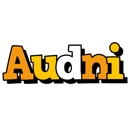 Audni cartoon logo