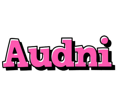 Audni girlish logo