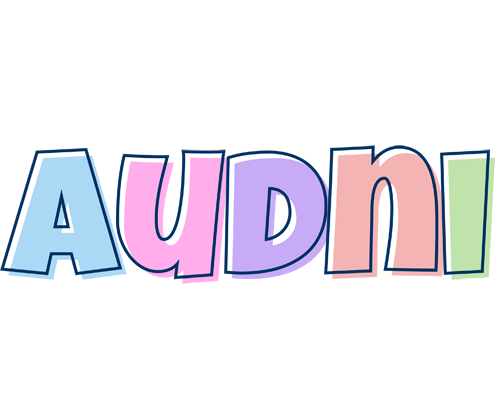 Audni pastel logo