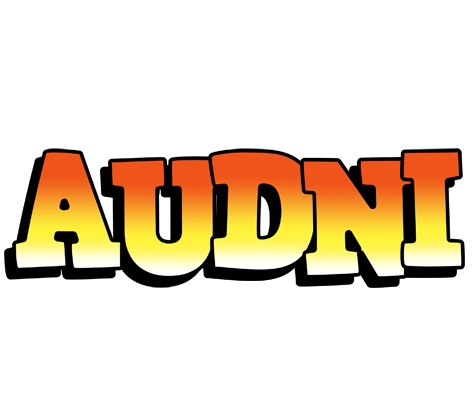 Audni sunset logo
