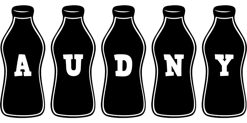 Audny bottle logo