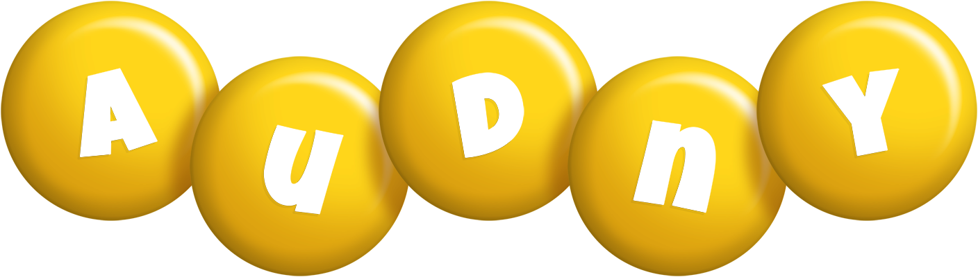 Audny candy-yellow logo