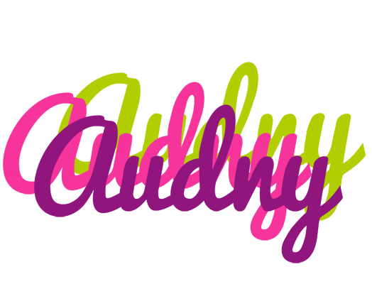 Audny flowers logo