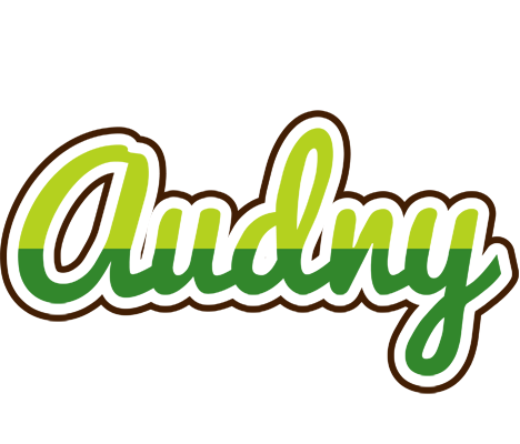 Audny golfing logo