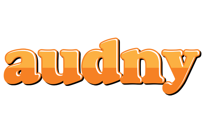 Audny orange logo