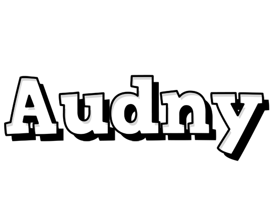 Audny snowing logo