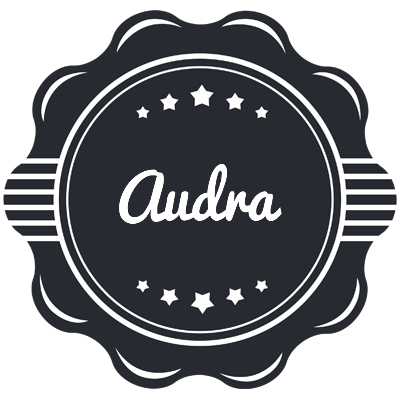 Audra badge logo