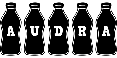 Audra bottle logo