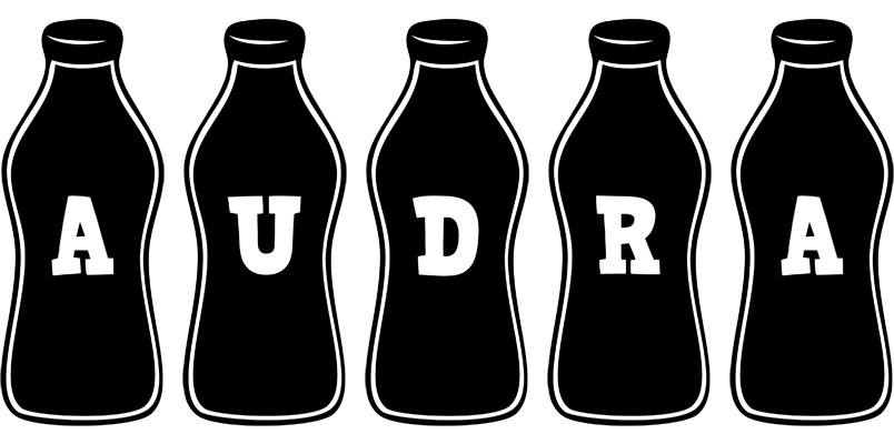 Audra bottle logo