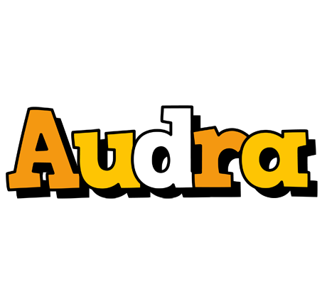 Audra cartoon logo