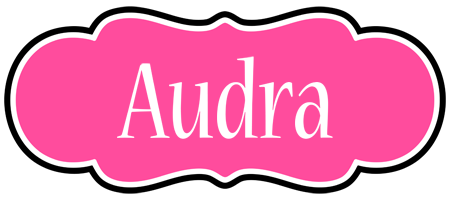 Audra invitation logo