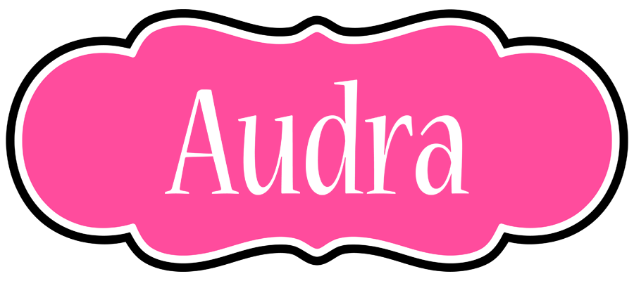 Audra invitation logo