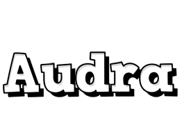 Audra snowing logo