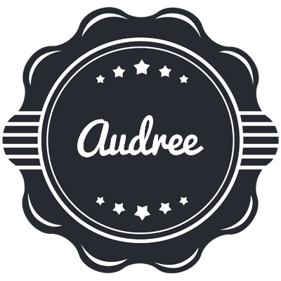Audree badge logo