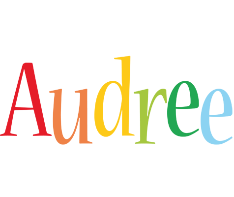Audree birthday logo