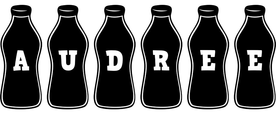 Audree bottle logo