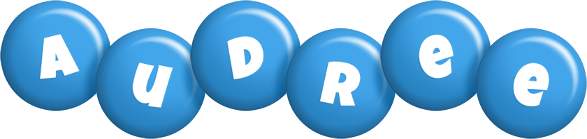 Audree candy-blue logo