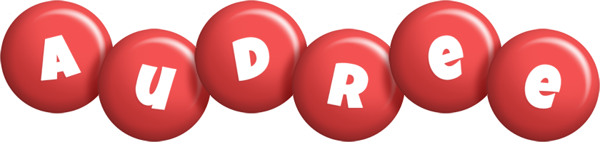 Audree candy-red logo