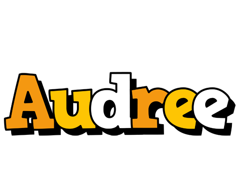 Audree cartoon logo