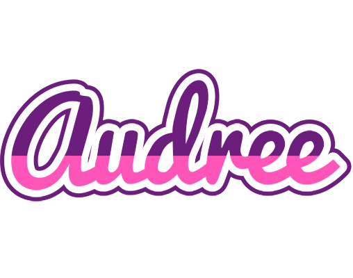Audree cheerful logo