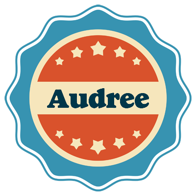 Audree labels logo