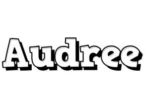 Audree snowing logo