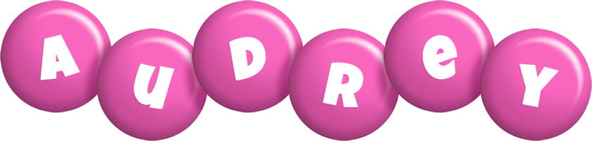 Audrey candy-pink logo