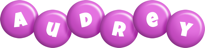Audrey candy-purple logo