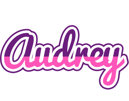 Audrey cheerful logo