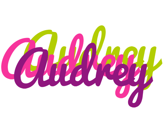 Audrey flowers logo