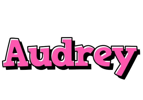Audrey girlish logo