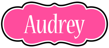 Audrey invitation logo