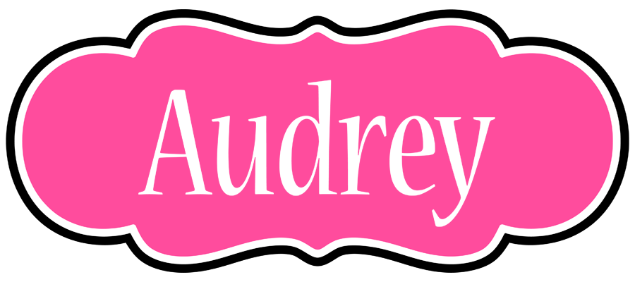 Audrey invitation logo