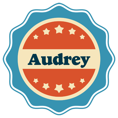 Audrey labels logo