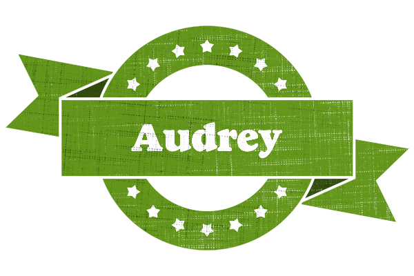 Audrey natural logo