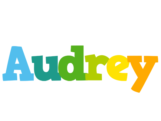Audrey rainbows logo