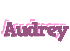Audrey relaxing logo