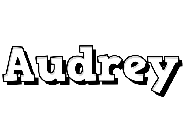 Audrey snowing logo