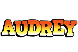 Audrey sunset logo