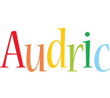 Audric birthday logo