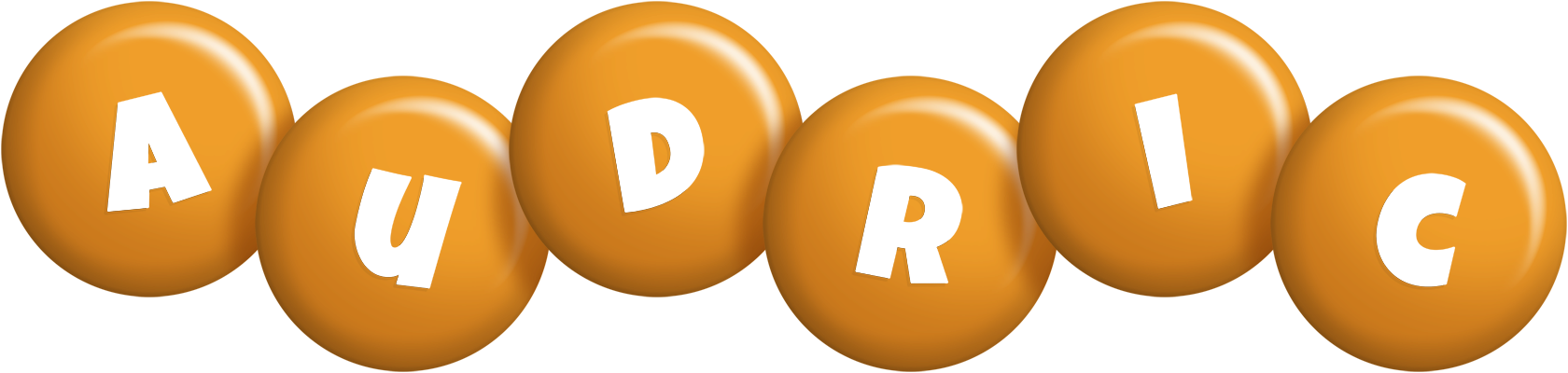 Audric candy-orange logo
