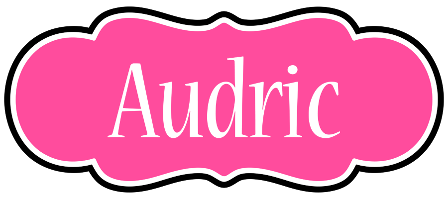 Audric invitation logo