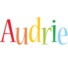 Audrie birthday logo