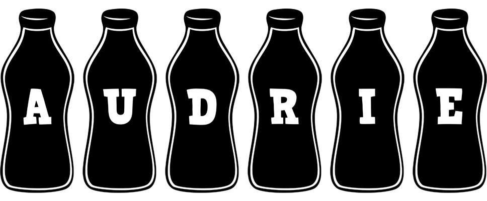 Audrie bottle logo