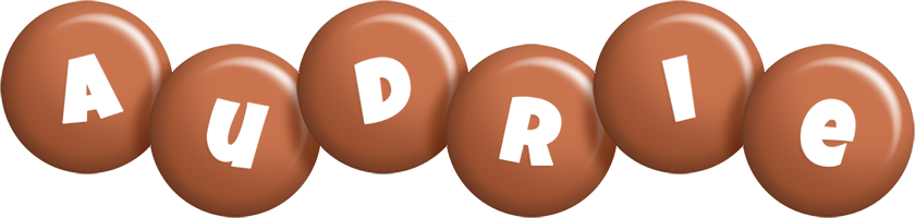 Audrie candy-brown logo