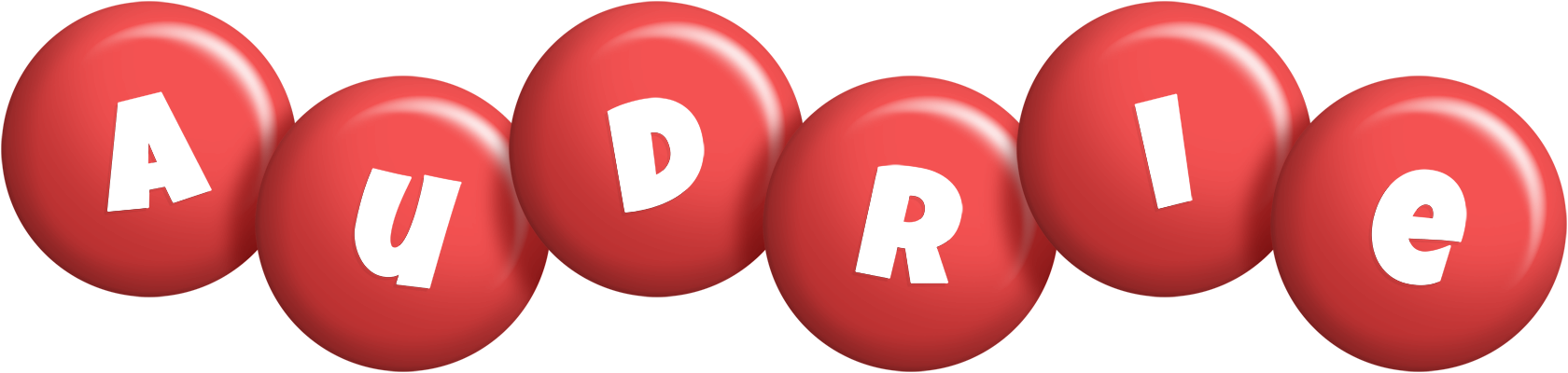 Audrie candy-red logo